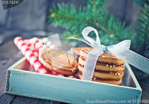 Image of biscuit sticks and cookies
