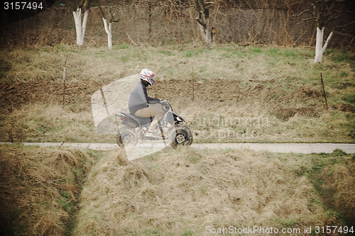 Image of Young man on a quad