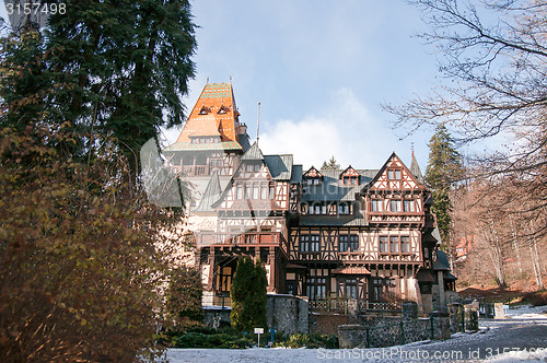 Image of Peles castle in Romania