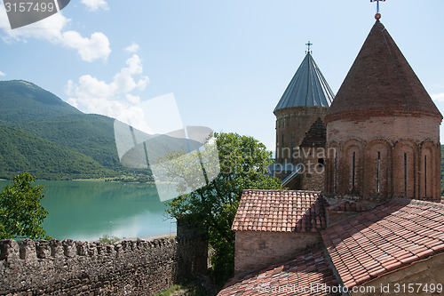 Image of Ananuri castle in Georgia