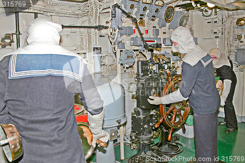Image of Inside submarine