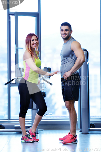 Image of couple at the gym