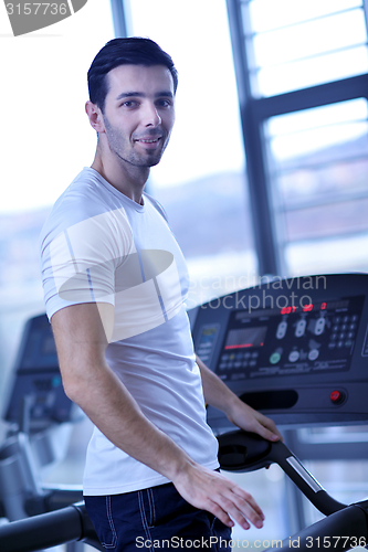 Image of man running on the treadmill