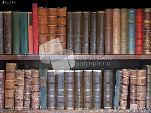 Image of Leather books