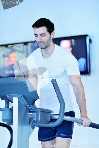 Image of man running on the treadmill