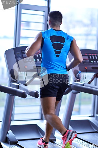Image of man running on the treadmill
