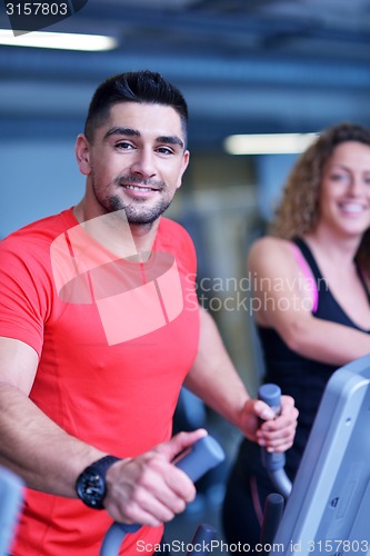 Image of man running on the treadmill