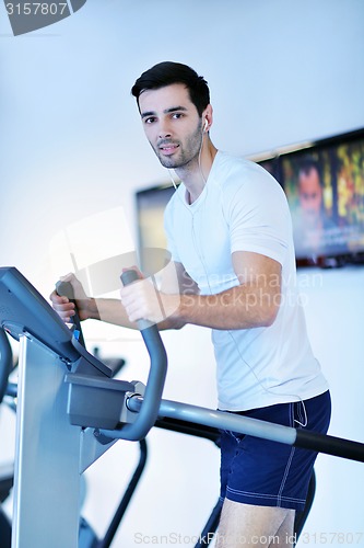 Image of man running on the treadmill