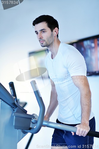 Image of man running on the treadmill