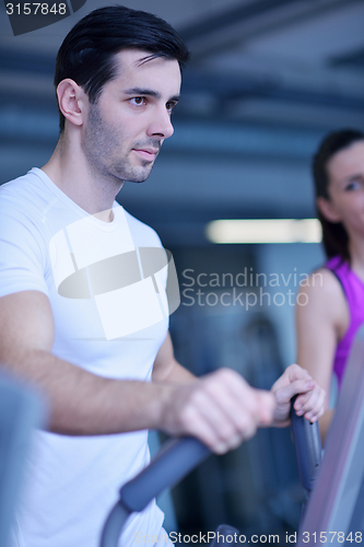 Image of man running on the treadmill