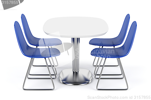 Image of Dining table and chairs