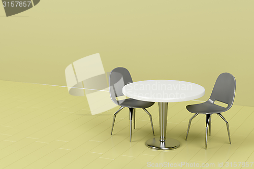 Image of Chairs and table