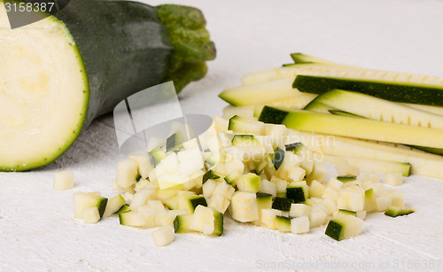 Image of Fresh marrow or courgette