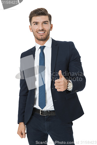 Image of Stylish successful young businessman