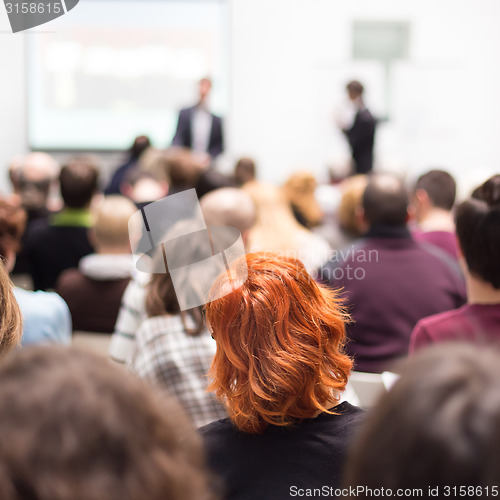 Image of Audience in the lecture hall.