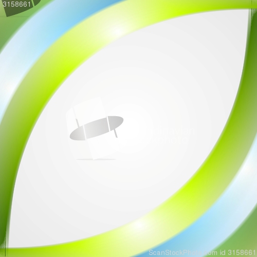 Image of Abstract bright wavy background