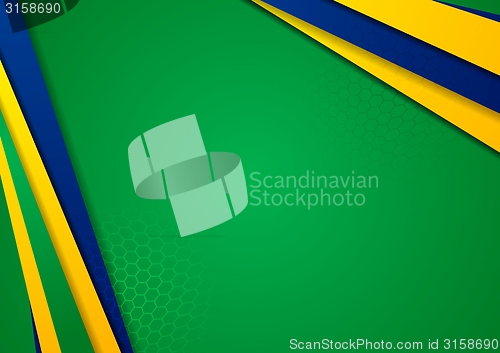 Image of Vector background in Brazilian colors