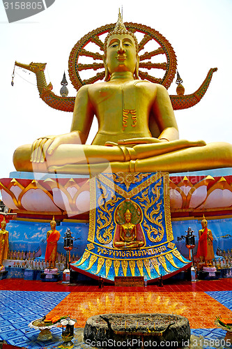 Image of siddharta   in the temple bangkok asia   dragon