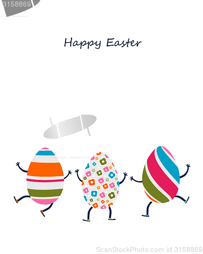 Image of easter eggs characters