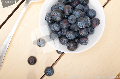 Image of fresh blueberry bowl