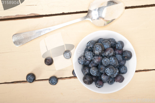 Image of fresh blueberry bowl