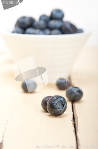 Image of fresh blueberry bowl