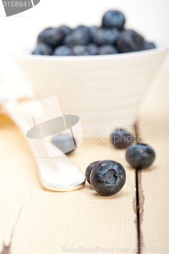 Image of fresh blueberry bowl