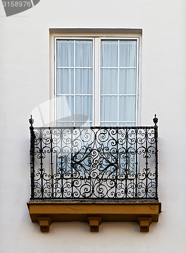 Image of Balcony of a house in Seville