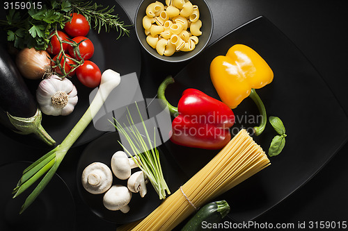 Image of Pasta ingredients