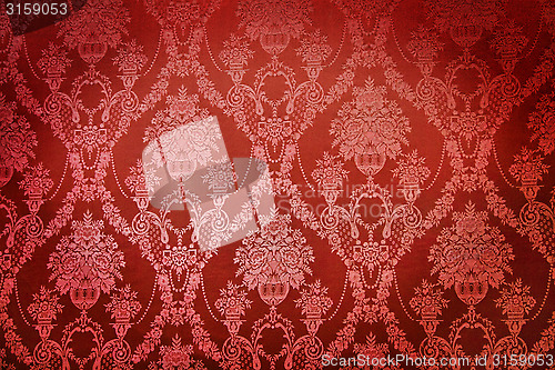 Image of Old textile wall covering