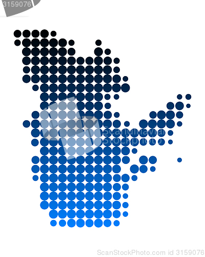 Image of Map of Quebec
