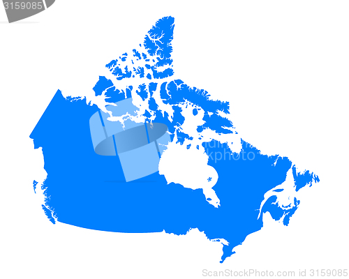 Image of Map of Canada