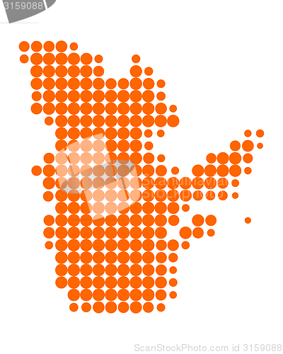 Image of Map of Quebec