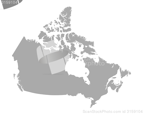 Image of Map of Canada