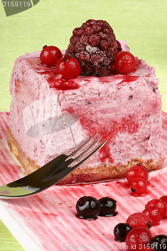 Image of Wild berries bavarian cream (bavarese)