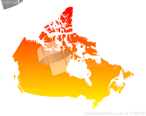 Image of Map of Canada
