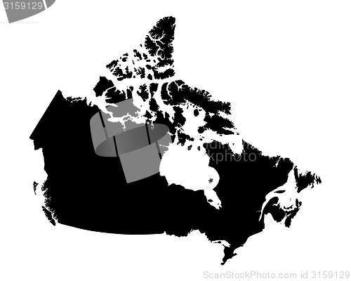 Image of Map of Canada