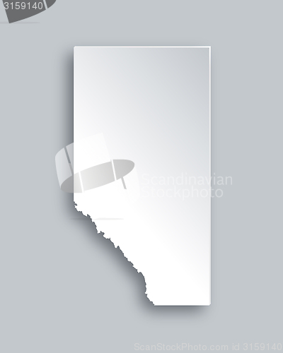 Image of Map of Alberta