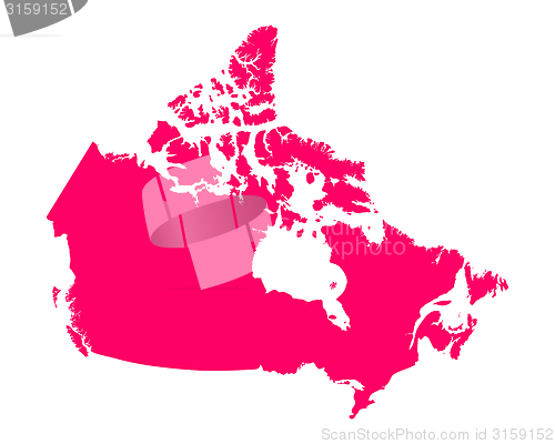 Image of Map of Canada
