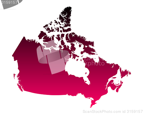 Image of Map of Canada