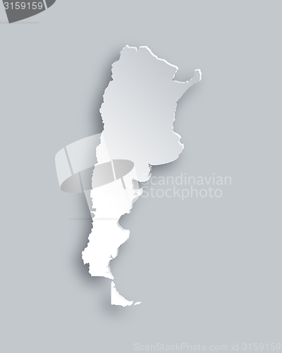 Image of Map of Argentina