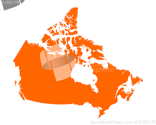 Image of Map of Canada
