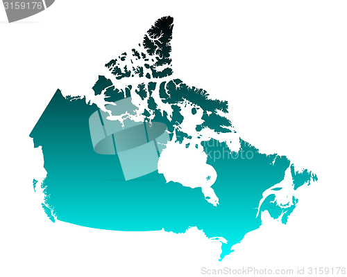 Image of Map of Canada