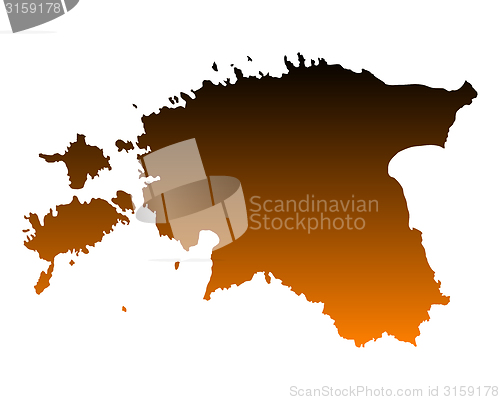 Image of Map of Estonia