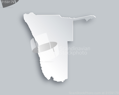 Image of Map of Namibia