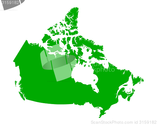 Image of Map of Canada