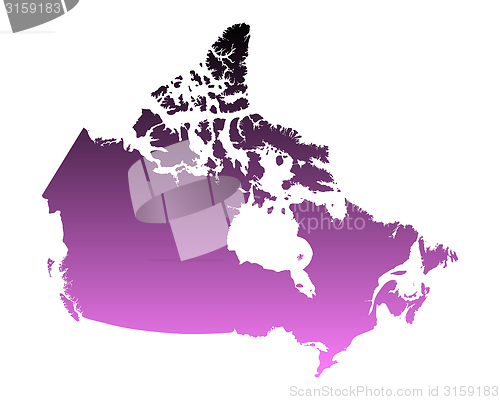 Image of Map of Canada