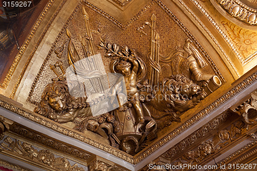 Image of interiors of chateau de versailles, france