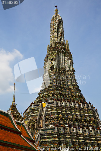 Image of asia  thailand  in  bangkok sunny      and  colors    mosaic
