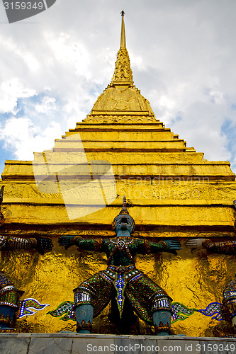 Image of asia  thailand  in  bangkok  rain       and  colors religion   